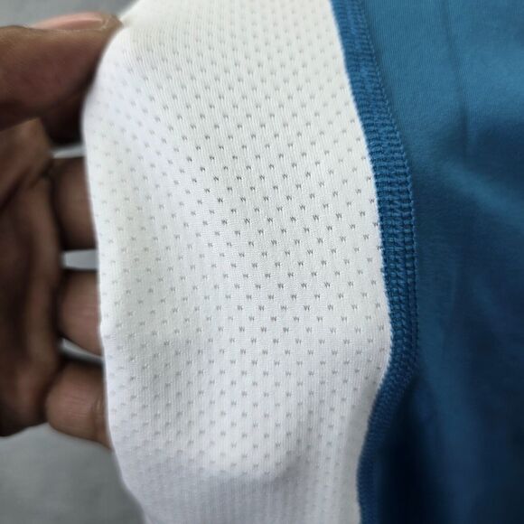 Tommie Copper Men's Compression Raglan Blue Lycra Spandex Copper T=Shirt Size S - Picture 8 of 13